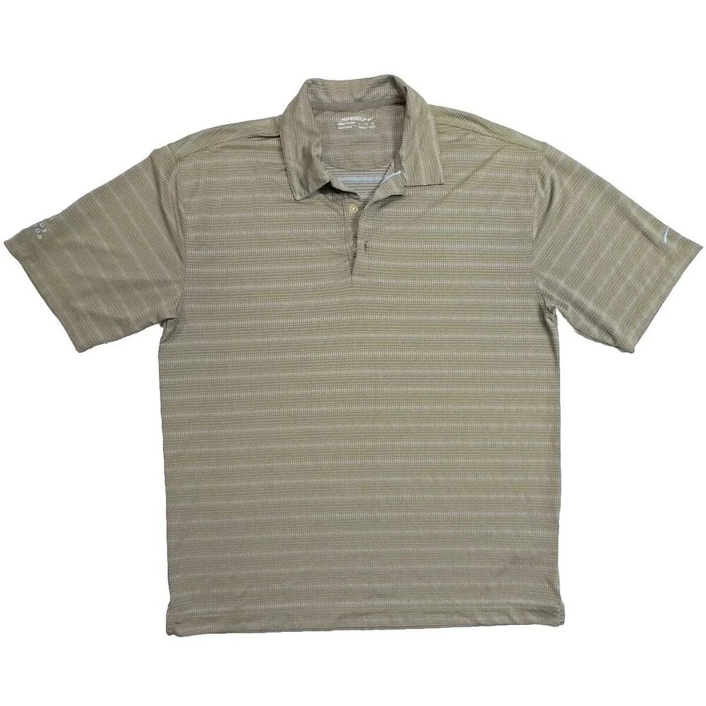 Nike Golf Men's Standard Fit Shady Canyon GC Logo On Sleeve Polo Shirt Large